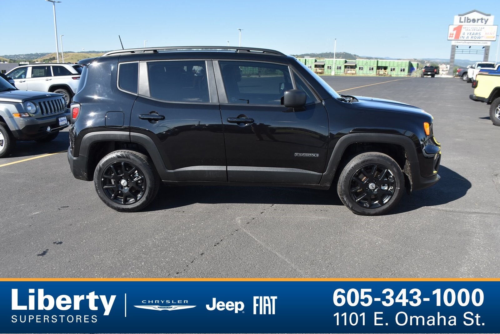 Used 2022 Jeep Renegade Latitude with VIN ZACNJDB19NPN58895 for sale in Rapid City, SD