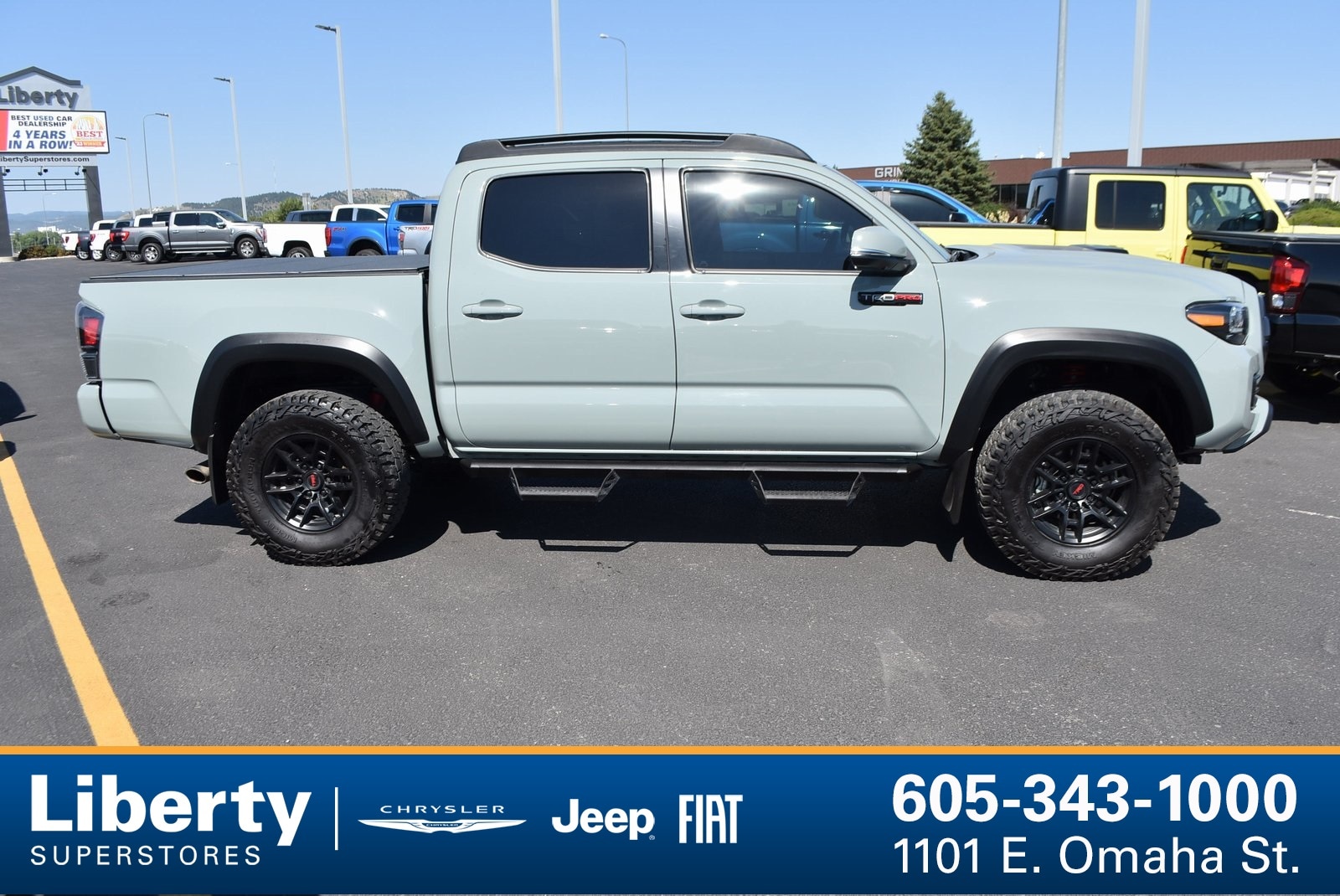 Used 2021 Toyota Tacoma TRD Pro with VIN 5TFCZ5AN1MX254839 for sale in Rapid City, SD