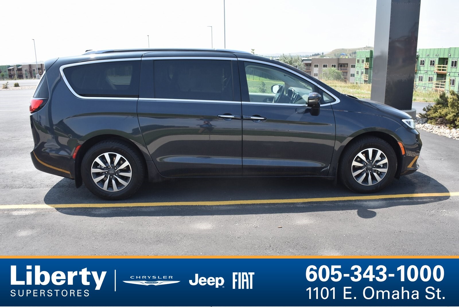 Used 2021 Chrysler Pacifica Hybrid Touring L with VIN 2C4RC1L70MR544166 for sale in Rapid City, SD