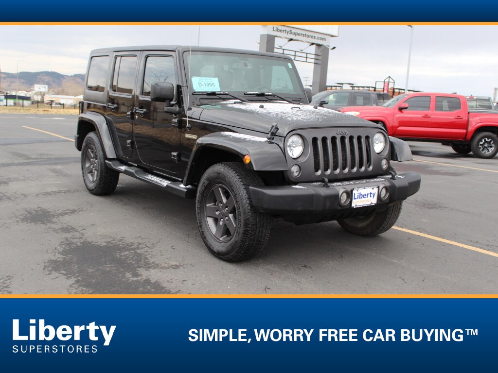 Used 2016 Jeep Wrangler JK Unlimited Sport 4X4 SUV