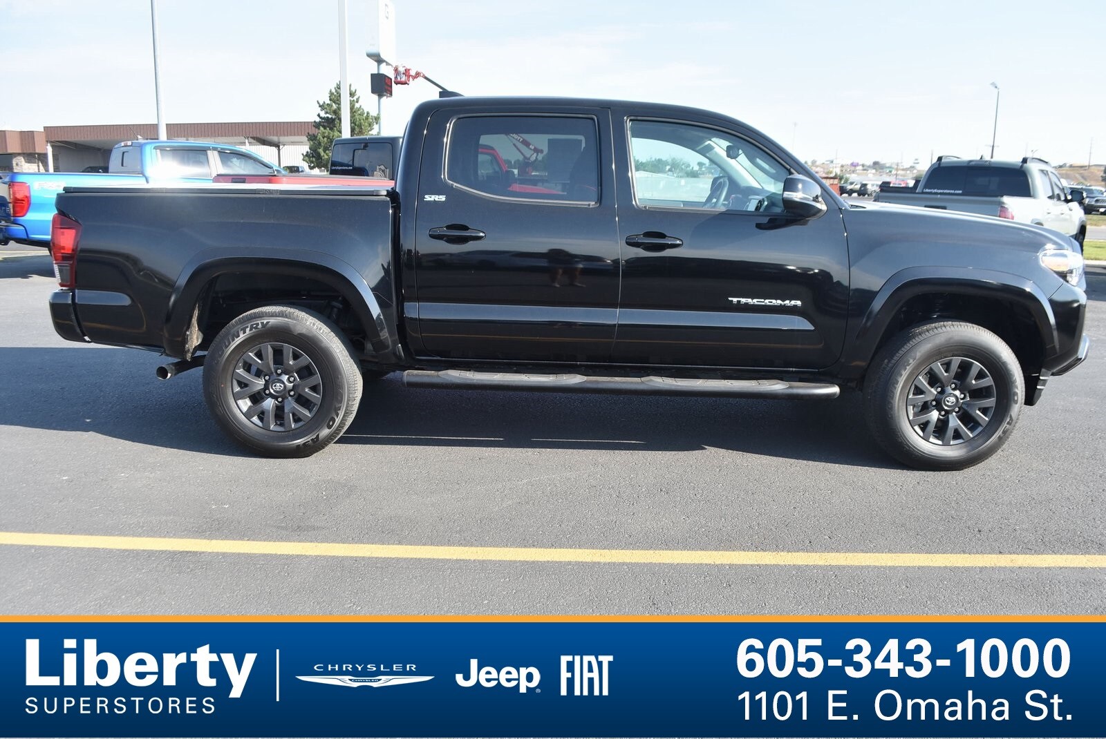 Used 2023 Toyota Tacoma SR5 with VIN 3TMCZ5AN0PM614452 for sale in Rapid City, SD