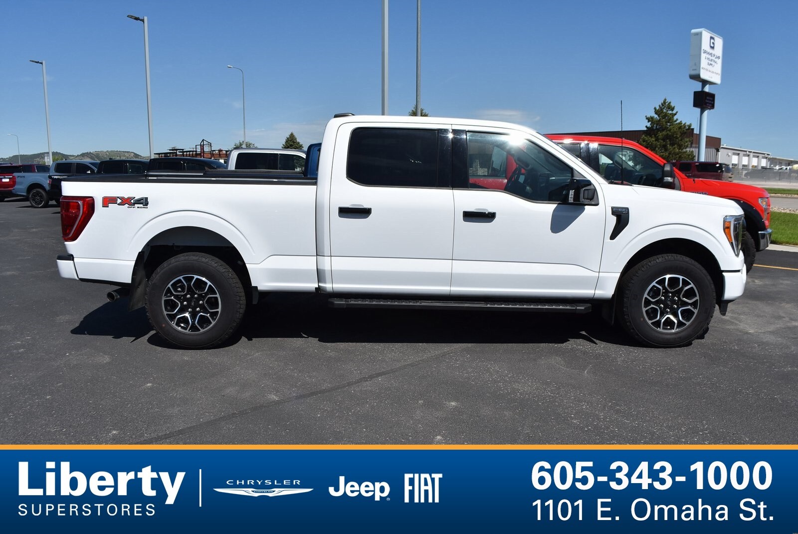 Used 2022 Ford F-150 XLT with VIN 1FTFW1E81NKD12899 for sale in Rapid City, SD