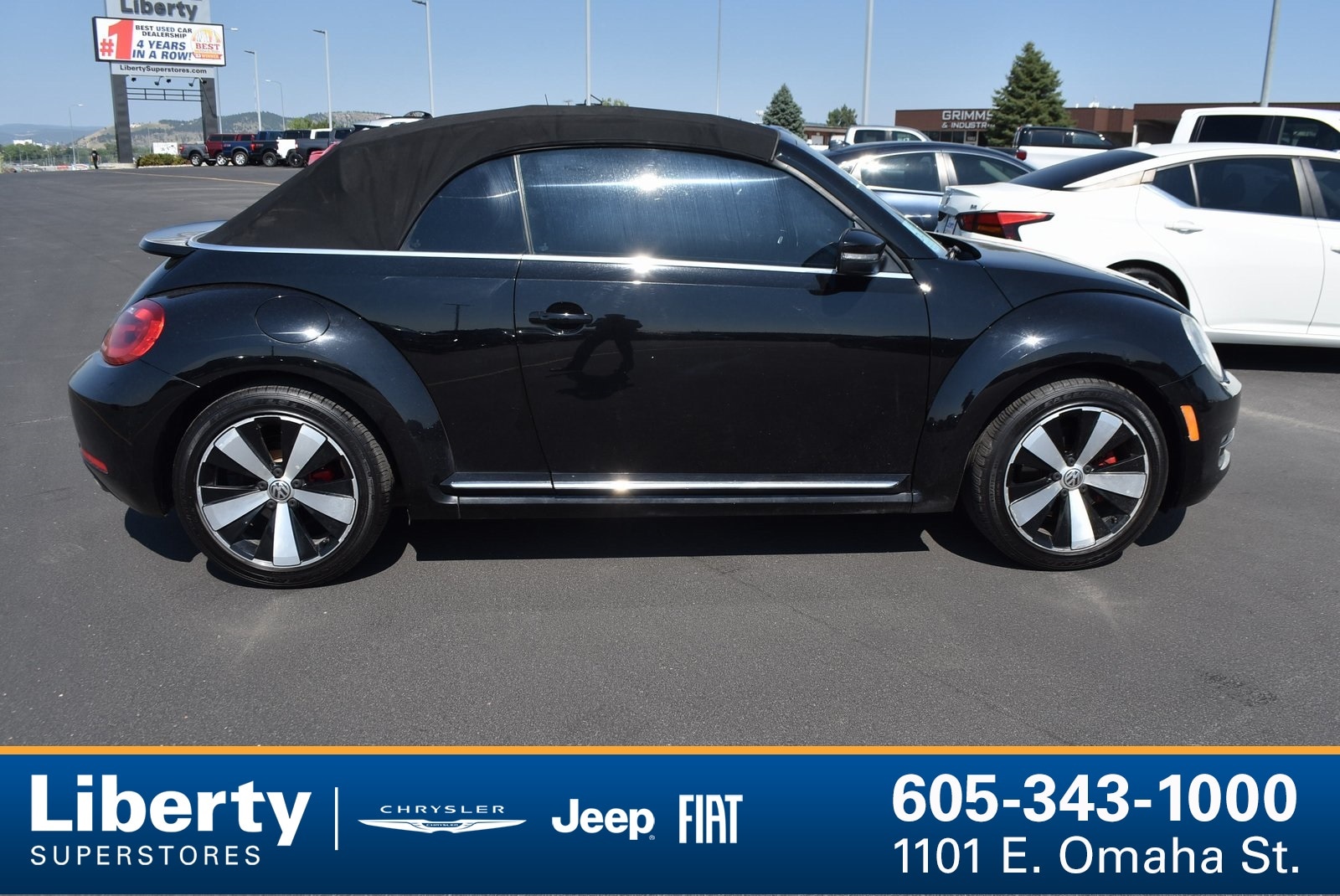 Used 2013 Volkswagen Beetle 2.0 with VIN 3VW8A7AT1DM806334 for sale in Rapid City, SD