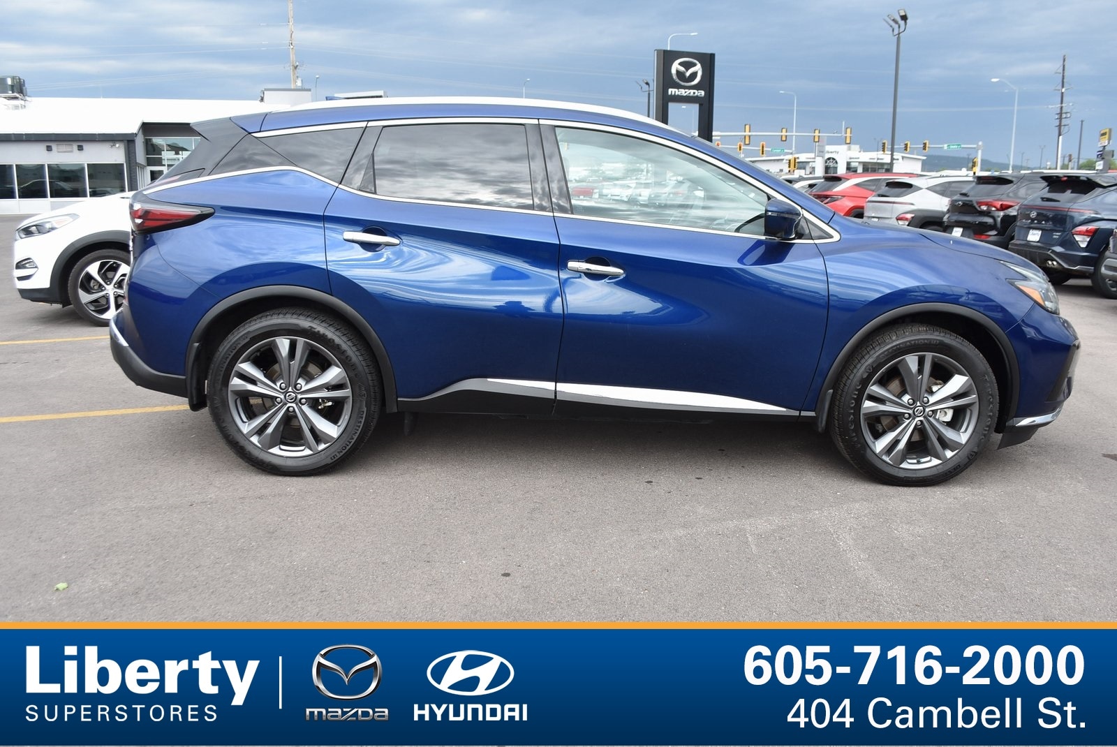 Used 2022 Nissan Murano Platinum with VIN 5N1AZ2DS2NC113144 for sale in Rapid City, SD