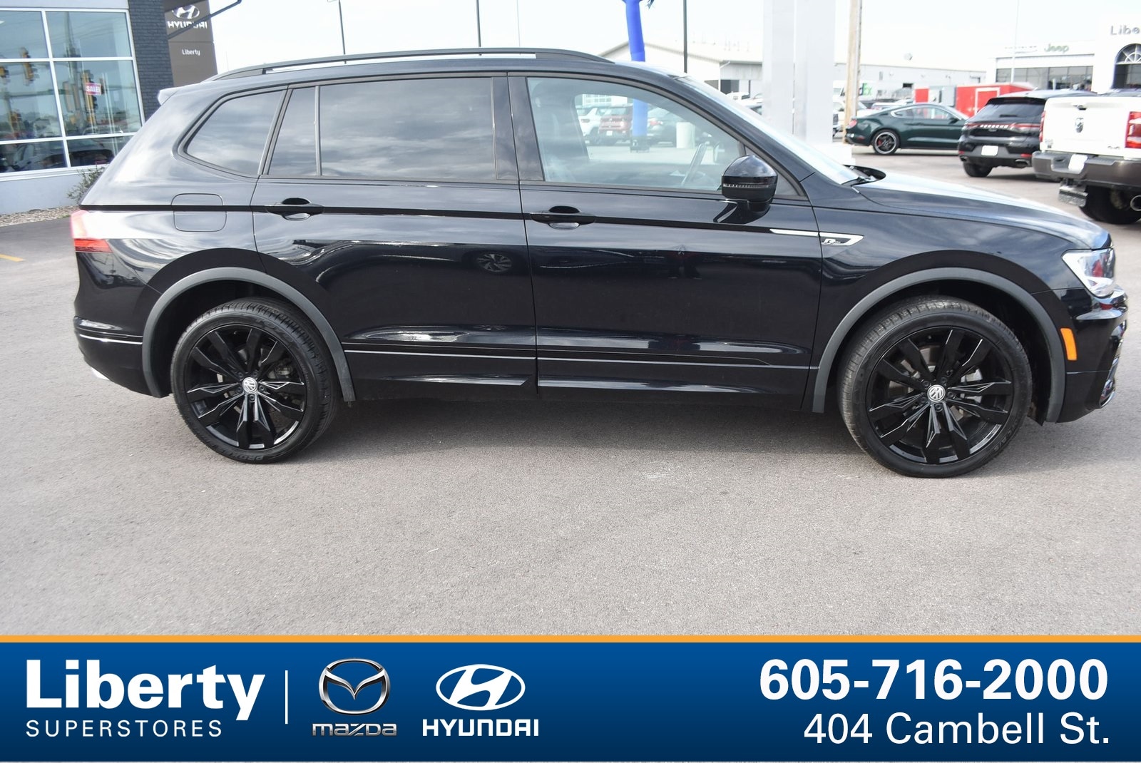 Used 2020 Volkswagen Tiguan SE R-LINE BLACK with VIN 3VV2B7AX5LM120578 for sale in Rapid City, SD