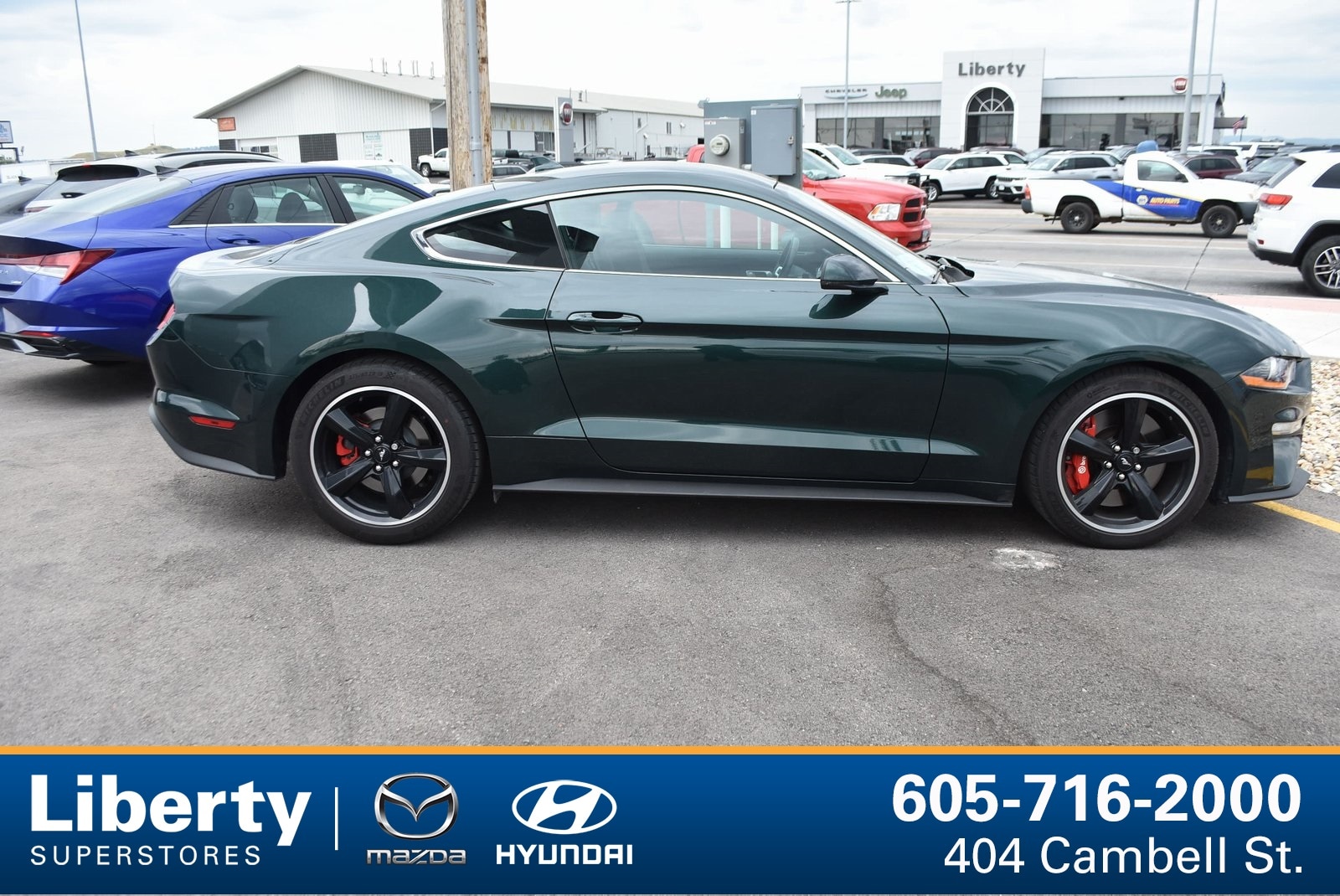 Used 2020 Ford Mustang Bullitt with VIN 1FA6P8K08L5582637 for sale in Rapid City, SD