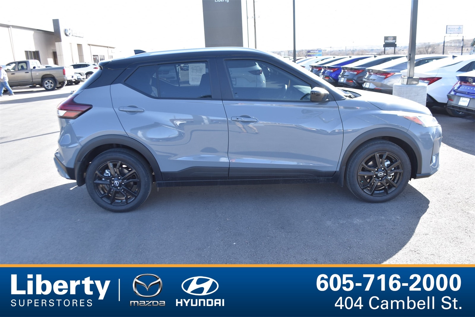 Used 2023 Nissan Kicks SV with VIN 3N1CP5CV6PL536755 for sale in Rapid City, SD