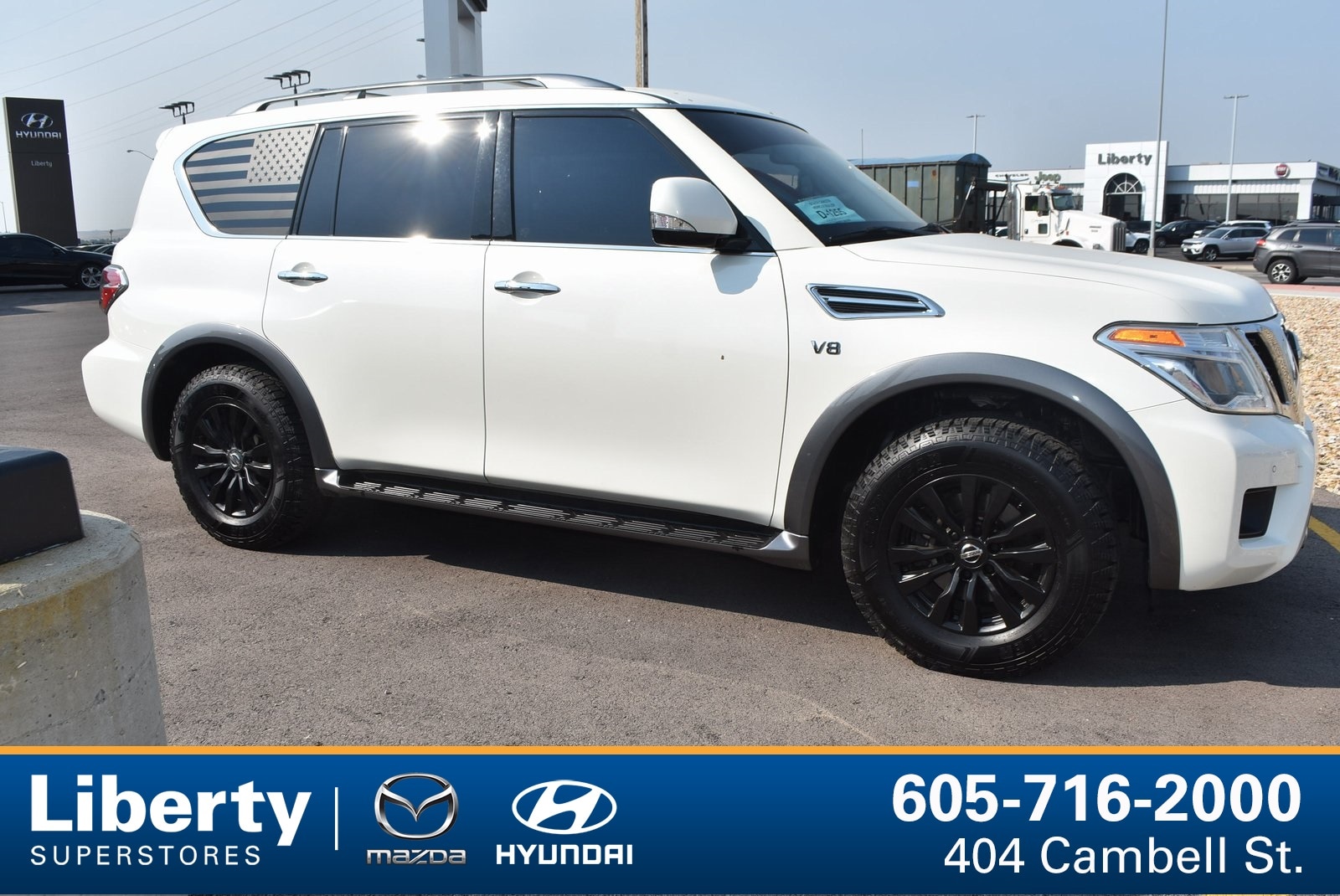 Used 2020 Nissan Armada SV with VIN JN8AY2NC1L9615463 for sale in Rapid City, SD