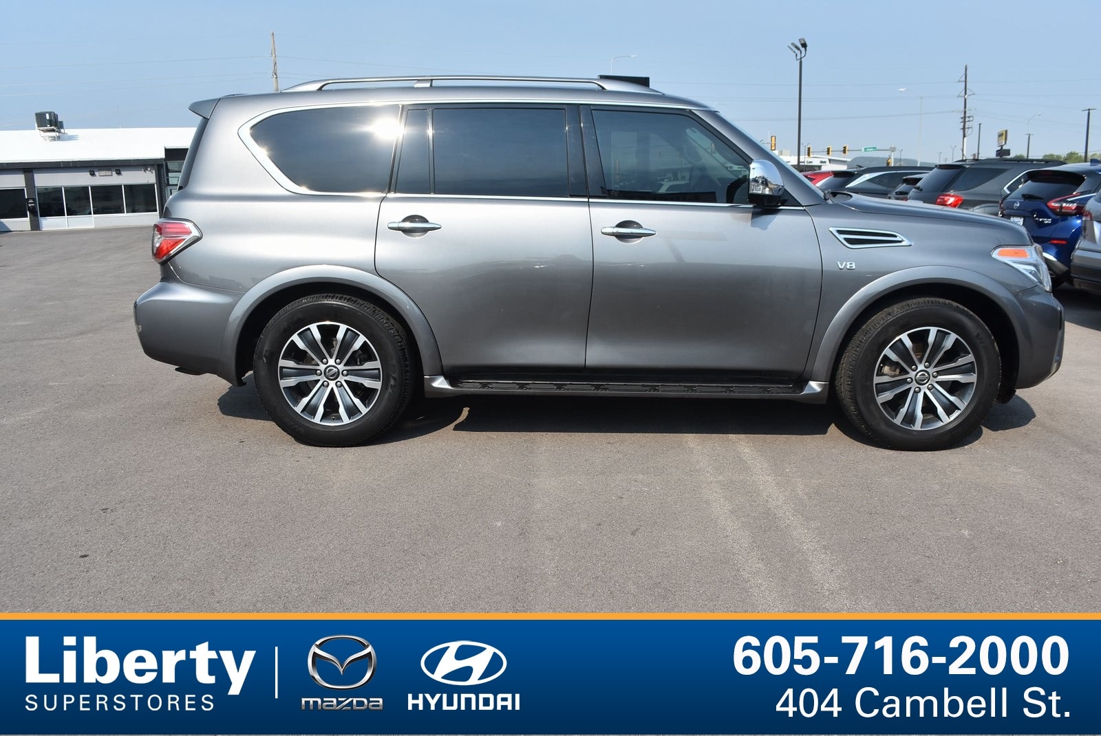 Used 2020 Nissan Armada SL with VIN JN8AY2NC2LX518977 for sale in Rapid City, SD