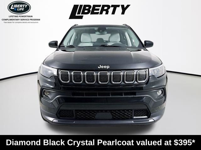 Certified 2022 Jeep Compass Latitude with VIN 3C4NJCBB3NT229916 for sale in Maple Heights, OH