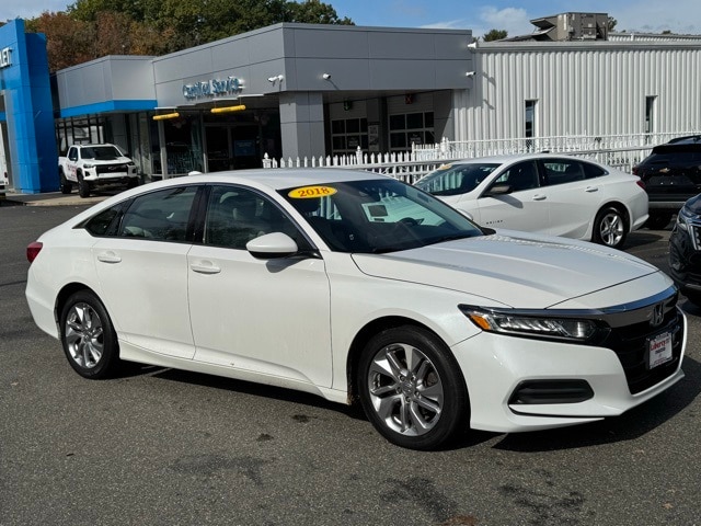 Used 2018 Honda Accord LX with VIN 1HGCV1F14JA145141 for sale in Wakefield, MA