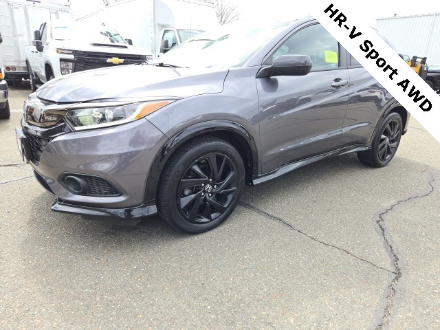 Used 2022 Honda HR-V Sport with VIN 3CZRU6H14NM712344 for sale in Wakefield, MA