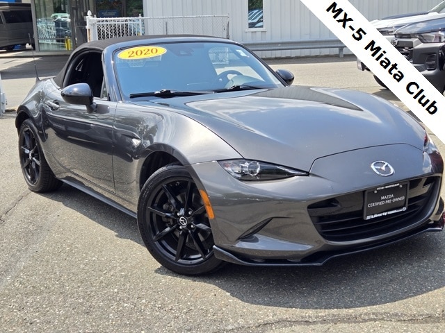 Used 2020 Mazda MX-5 Miata Club with VIN JM1NDAC77L0412820 for sale in Wakefield, MA