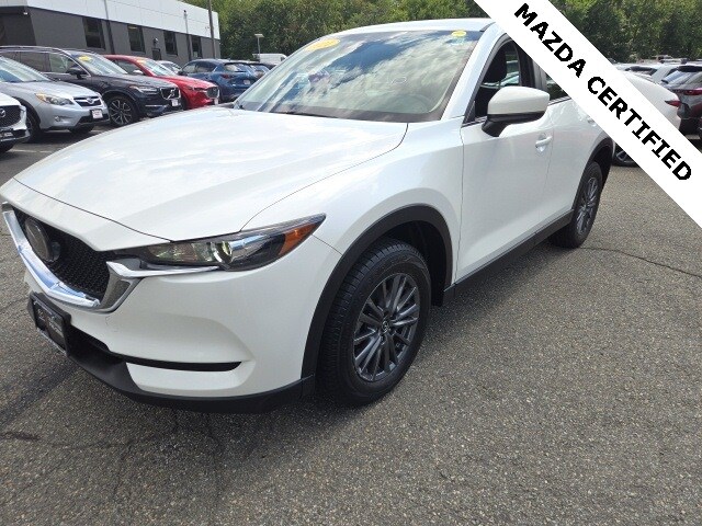 Certified 2021 Mazda CX-5 Sport with VIN JM3KFBBM8M0351609 for sale in Wakefield, MA