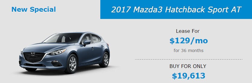 2017 Mazda3 Hatchback Sport AT Lease Special at Liberty Mazda 2017 Mazda3 Hatchback Sport AT Lease Special at Liberty Mazda