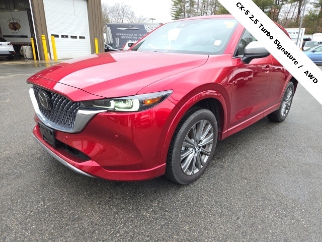 Certified 2024 Mazda CX-5 Turbo Signature with VIN JM3KFBXY0R0353745 for sale in Wakefield, MA