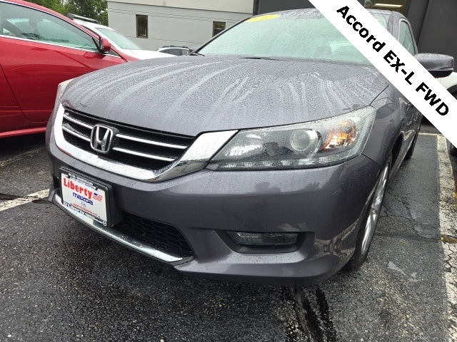 Used 2015 Honda Accord EX-L V-6 with VIN 1HGCR3F81FA038438 for sale in Wakefield, MA