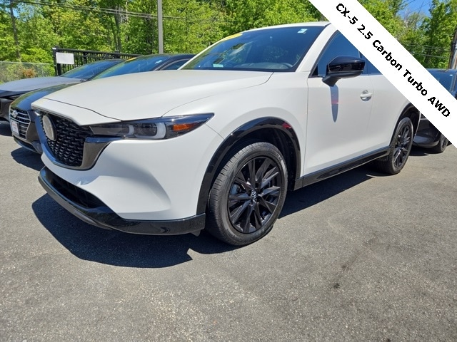 Certified 2024 Mazda CX-5 Carbon Turbo with VIN JM3KFBAY7R0402920 for sale in Wakefield, MA
