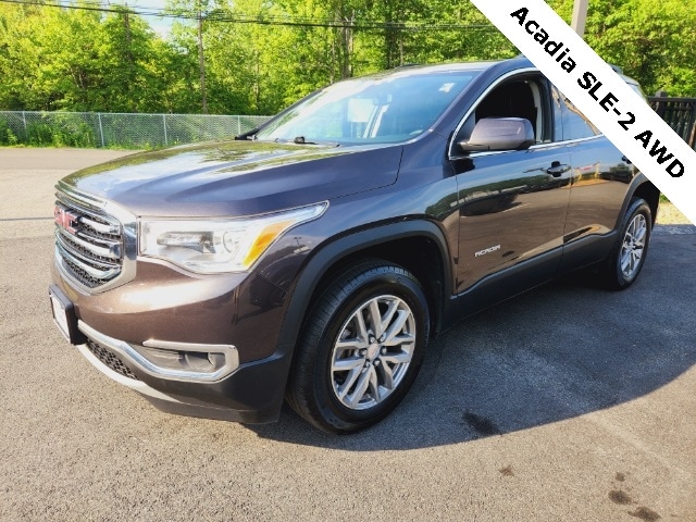 Used 2018 GMC Acadia SLE-2 with VIN 1GKKNSLS1JZ125349 for sale in Wakefield, MA