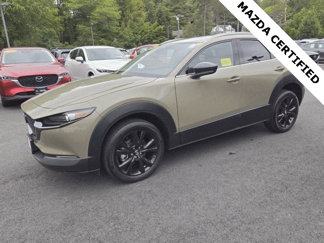 Certified 2024 Mazda CX-30 Carbon Turbo with VIN 3MVDMBXY5RM628612 for sale in Wakefield, MA