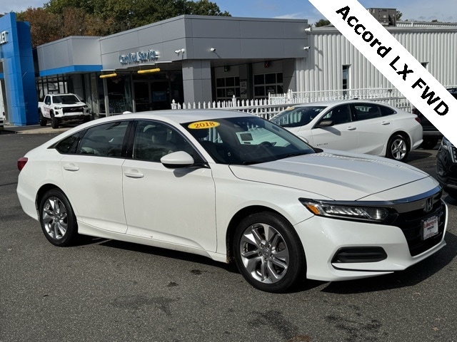 Used 2018 Honda Accord LX with VIN 1HGCV1F14JA145141 for sale in Wakefield, MA