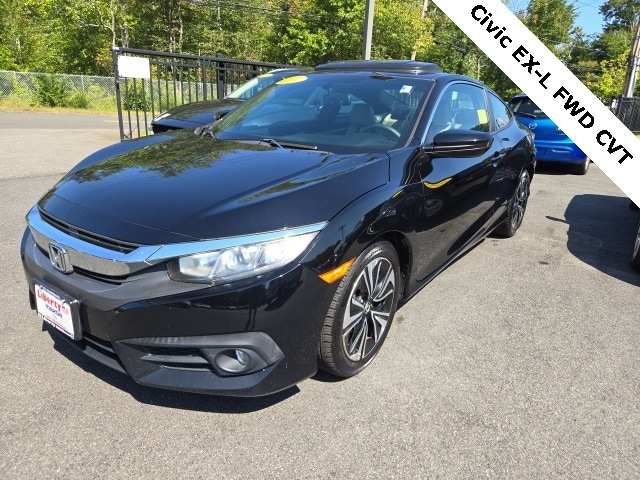 Used 2017 Honda Civic EX-L with VIN 2HGFC3B78HH351423 for sale in Wakefield, MA