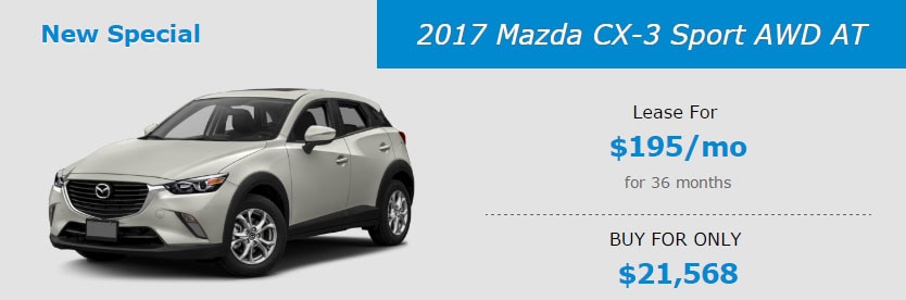 2017 Mazda CX-3 Sport AWD AT Lease Special at Liberty Mazda 2017 Mazda CX-3 Sport AWD AT Lease Special at Liberty Mazda
