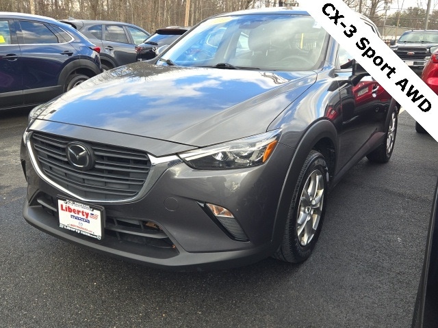 Used 2020 Mazda CX-3 Sport with VIN JM1DKFB7XL1469233 for sale in Wakefield, MA