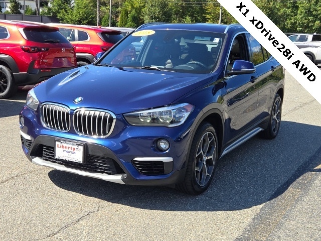 Used 2018 BMW X1 28i with VIN WBXHT3C35J5L28880 for sale in Wakefield, MA