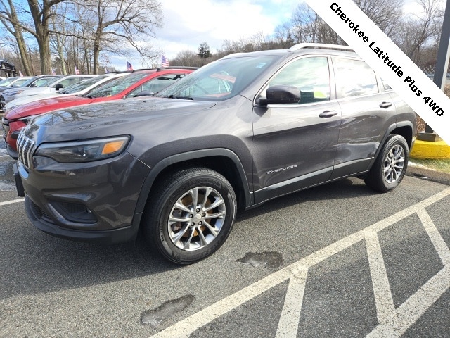 Used 2019 Jeep Cherokee Latitude Plus with VIN 1C4PJMLB2KD442516 for sale in Wakefield, MA