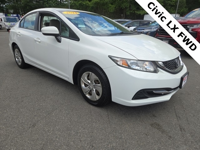 Used 2014 Honda Civic LX with VIN 2HGFB2F58EH504836 for sale in Wakefield, MA