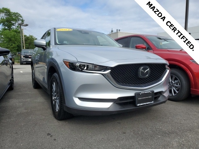 Certified 2021 Mazda CX-5 Touring with VIN JM3KFBCM4M0364310 for sale in Wakefield, MA