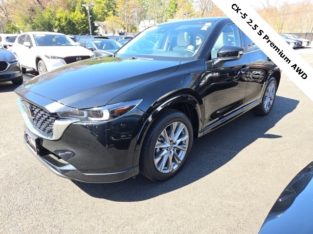 Certified 2024 Mazda CX-5 S Premium package with VIN JM3KFBDL8R0424814 for sale in Wakefield, MA