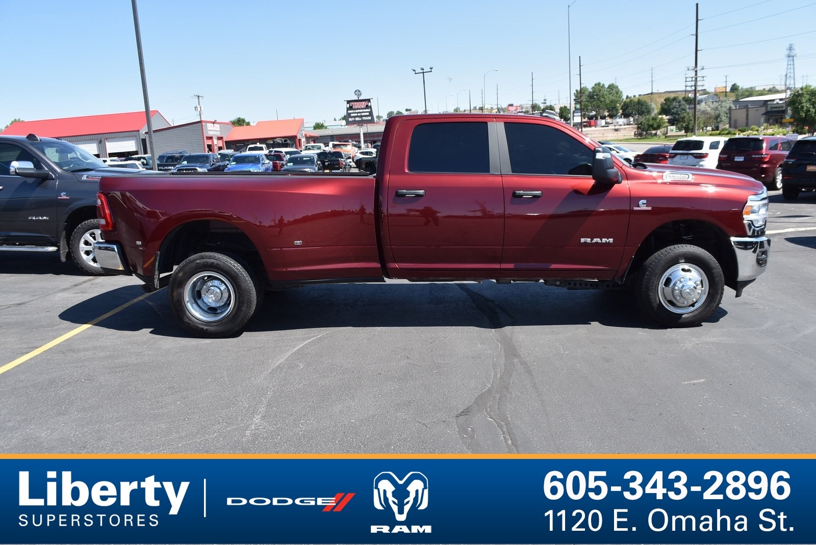 Used 2023 RAM Ram 3500 Pickup Big Horn with VIN 3C63RRHL5PG573902 for sale in Rapid City, SD