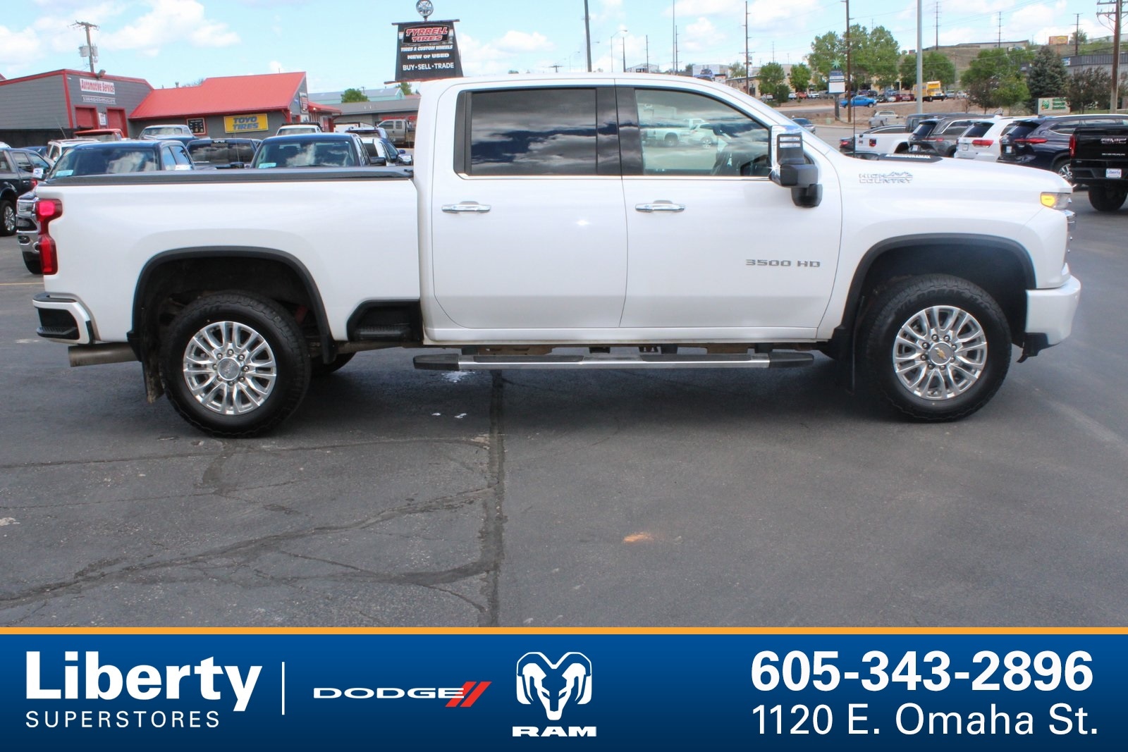 Used 2023 Chevrolet Silverado 3500HD High Country with VIN 1GC4YVEYXPF127349 for sale in Rapid City, SD
