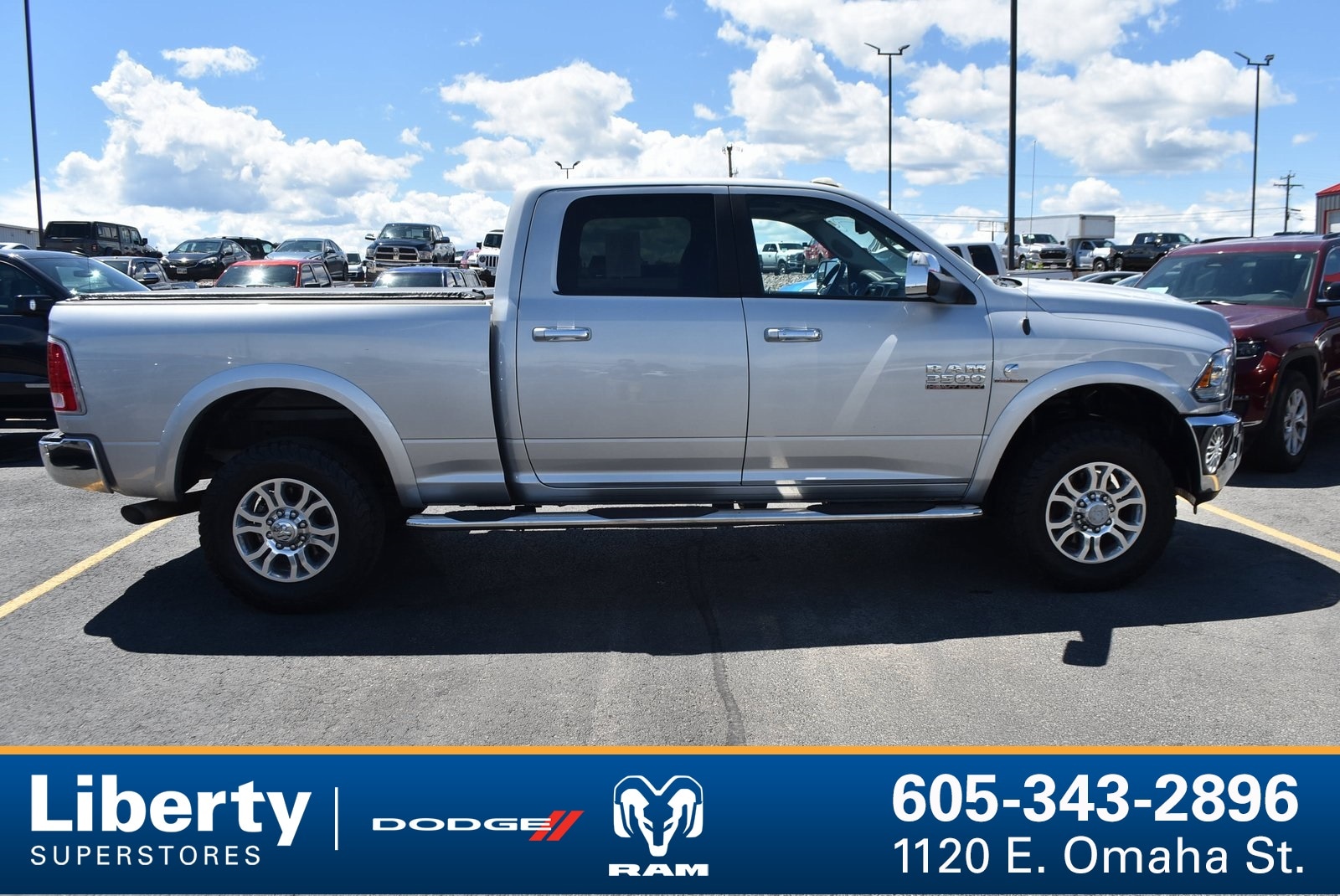 Used 2018 RAM Ram 3500 Pickup Laramie with VIN 3C63R3EL1JG241321 for sale in Rapid City, SD