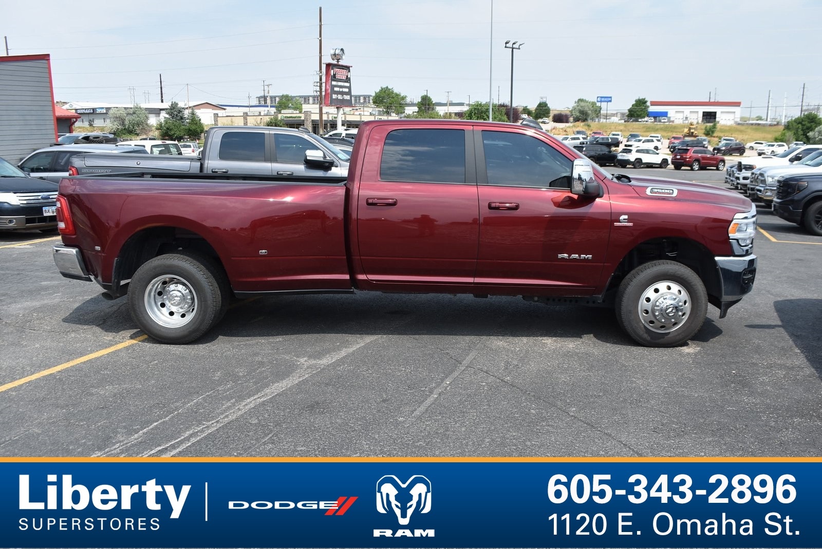 Used 2024 RAM Ram 3500 Pickup Laramie with VIN 3C63RRJL6RG150307 for sale in Rapid City, SD