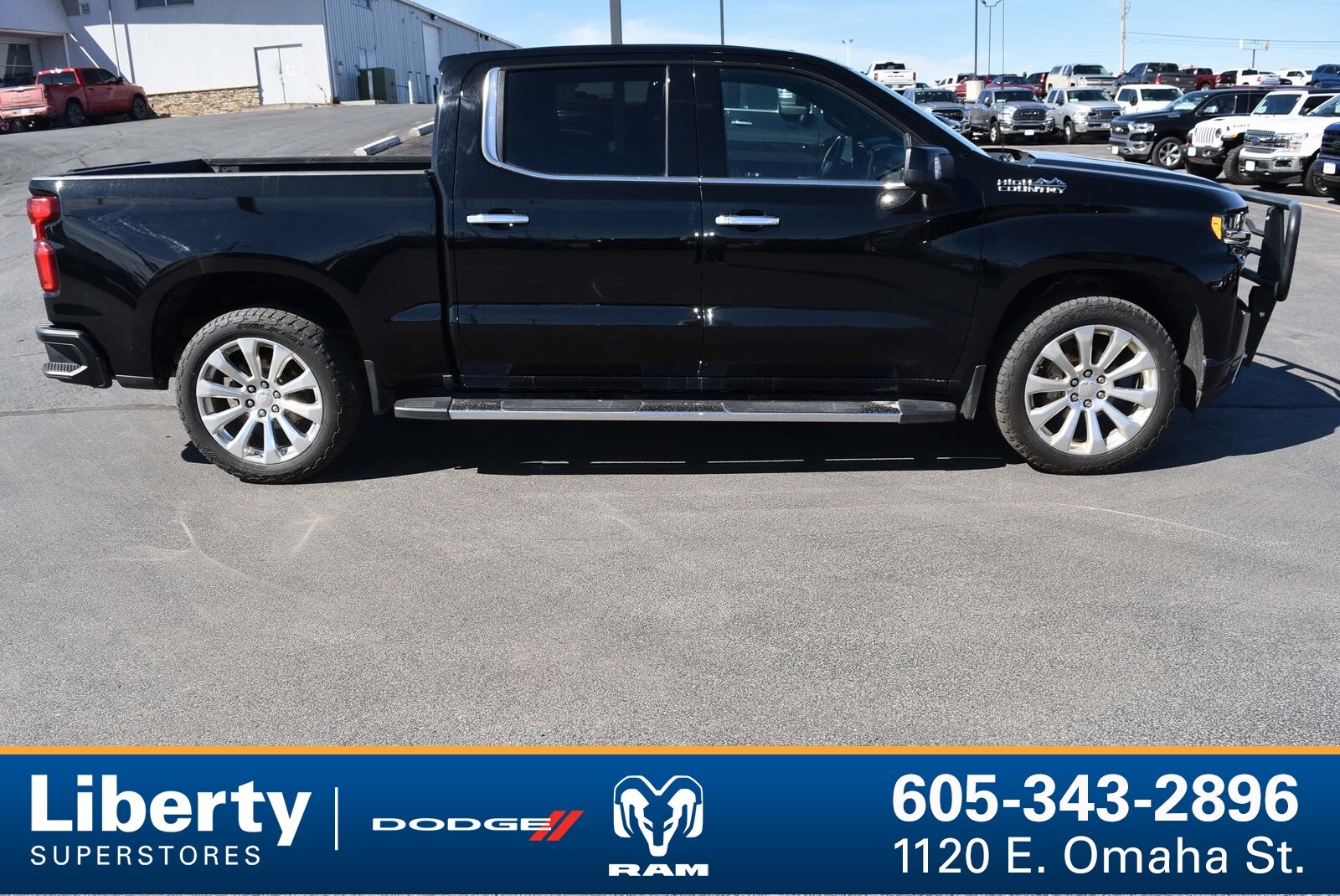 Used 2021 Chevrolet Silverado 1500 High Country with VIN 3GCUYHED0MG151300 for sale in Rapid City, SD