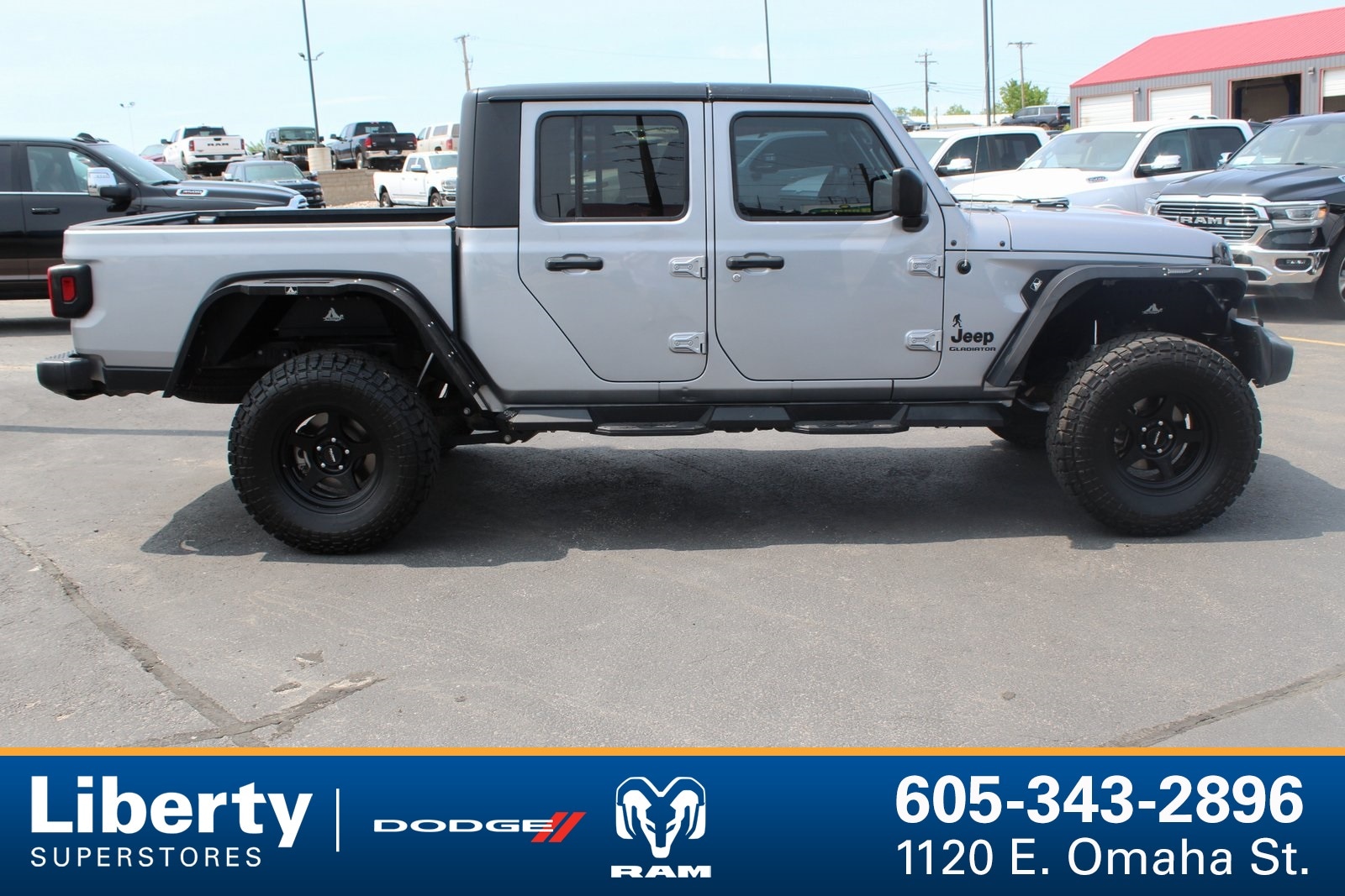 Used 2020 Jeep Gladiator Sport S with VIN 1C6HJTAG2LL186518 for sale in Rapid City, SD