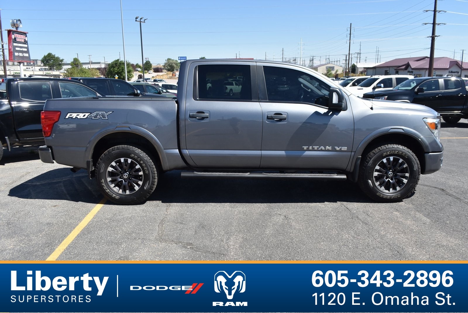 Used 2018 Nissan Titan PRO-4X with VIN 1N6AA1E53JN503048 for sale in Rapid City, SD