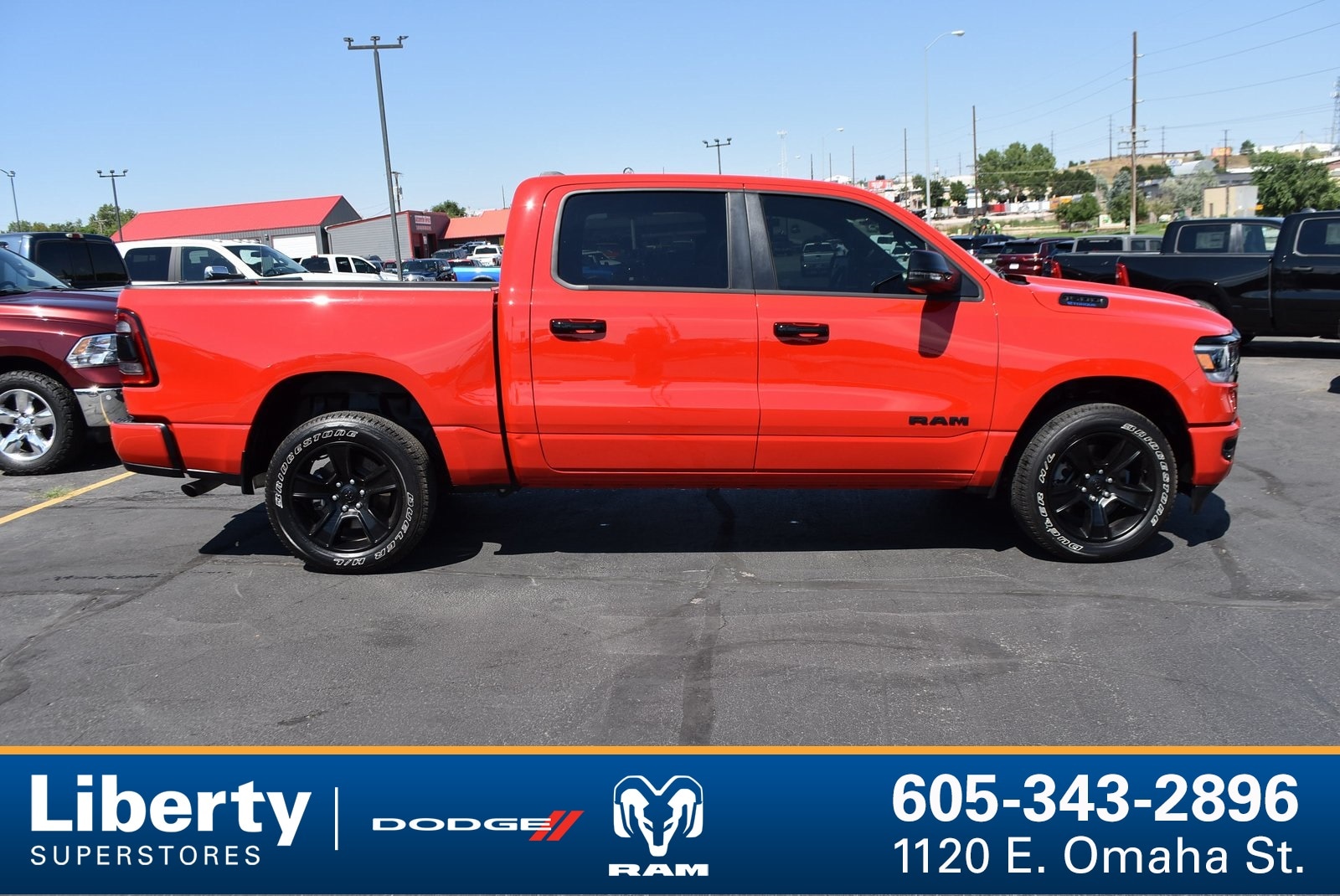 Used 2023 RAM Ram 1500 Pickup Big Horn/Lone Star with VIN 1C6RRFFGXPN580396 for sale in Rapid City, SD