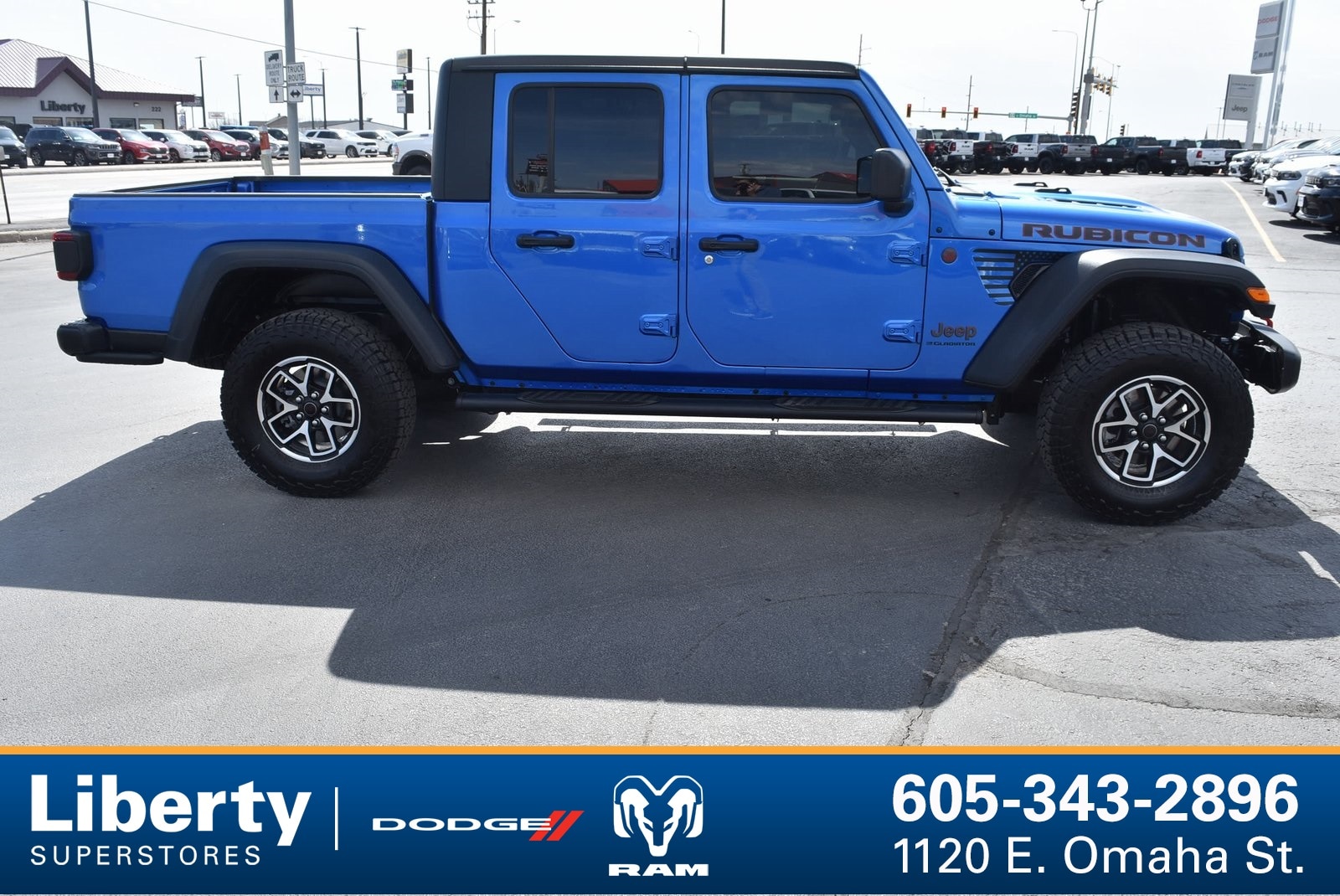 Used 2024 Jeep Gladiator Rubicon with VIN 1C6JJTBG1RL103993 for sale in Rapid City, SD