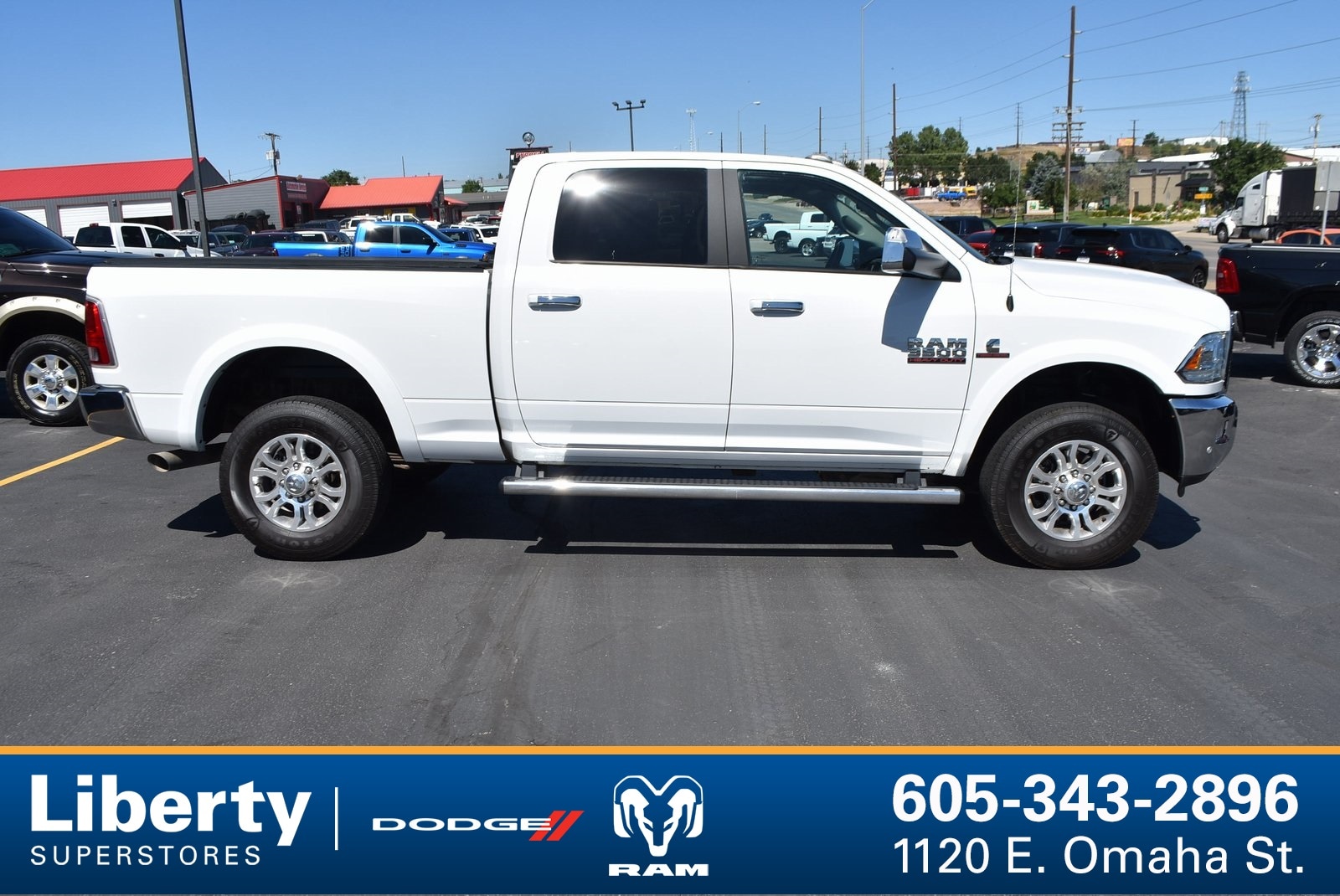 Used 2018 RAM Ram 3500 Pickup Laramie with VIN 3C63R3EL1JG268051 for sale in Rapid City, SD