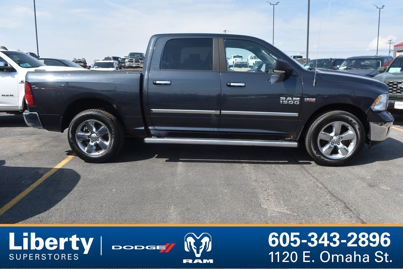 Used 2015 RAM Ram 1500 Pickup Big Horn/Lone Star with VIN 3C6RR7LT4FG596401 for sale in Rapid City, SD