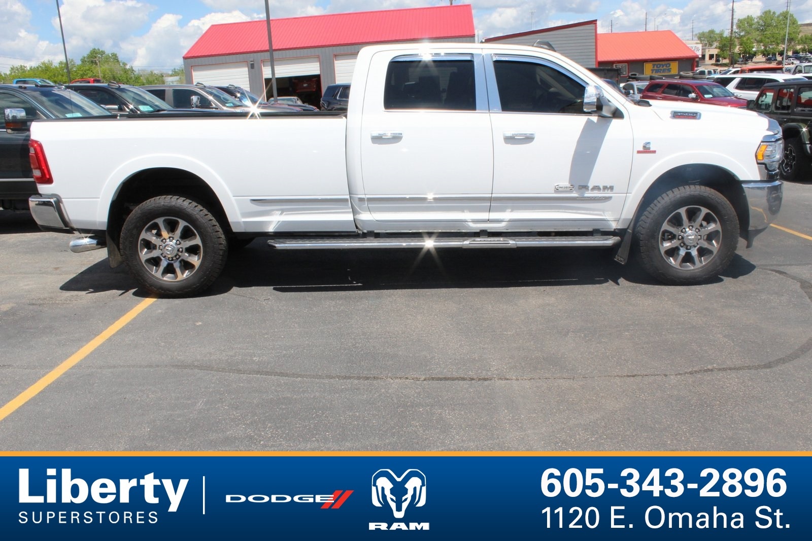 Used 2022 RAM Ram 3500 Pickup Longhorn with VIN 3C63R3KL2NG153923 for sale in Rapid City, SD