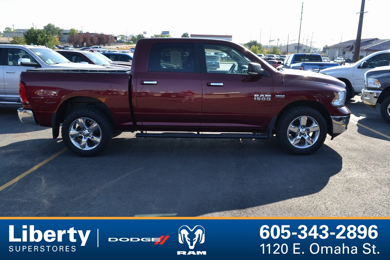 Used 2018 RAM Ram 1500 Pickup Big Horn with VIN 3C6RR7LT4JG167736 for sale in Rapid City, SD