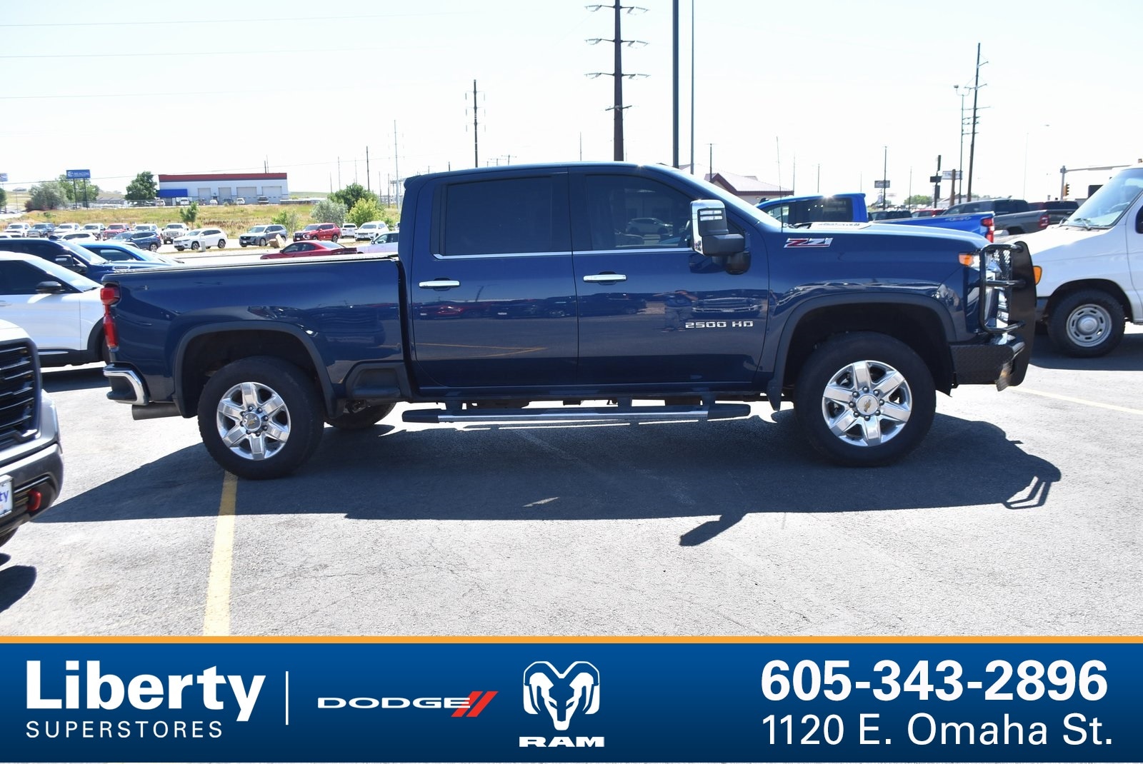 Used 2022 Chevrolet Silverado 2500HD LTZ with VIN 2GC4YPEY2N1217143 for sale in Rapid City, SD