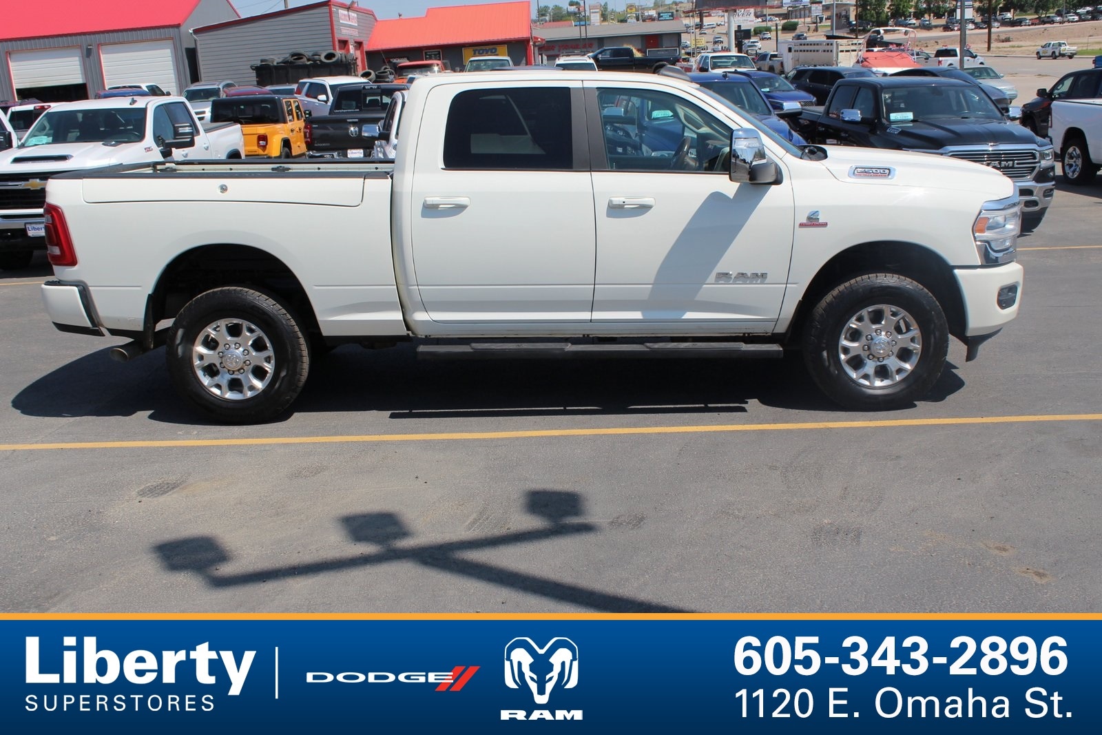 Used 2023 RAM Ram 2500 Pickup Laramie with VIN 3C6UR5FL0PG528303 for sale in Rapid City, SD