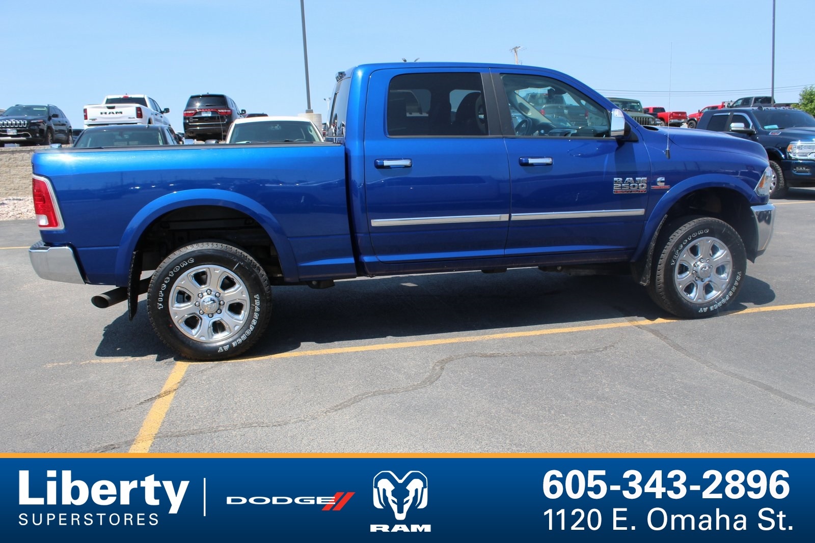Used 2015 RAM Ram 2500 Pickup Laramie with VIN 3C6UR5FL0FG501326 for sale in Rapid City, SD