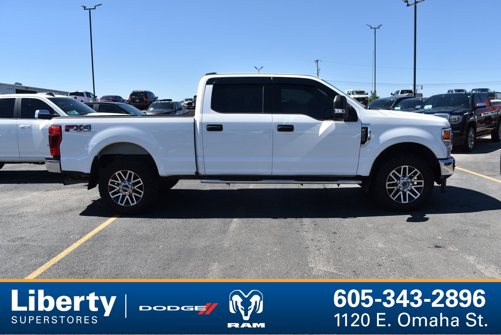 Used 2021 Ford F-250 Super Duty XLT with VIN 1FT7W2B65MED33300 for sale in Rapid City, SD